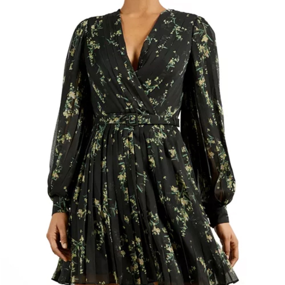 Ted Baker Papyrus Pleated Mini Dress